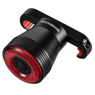 ROCKBROS Q5 LED zadné svetlo na bicykel 60 LM USB C smart STOP LIGHT IPX6